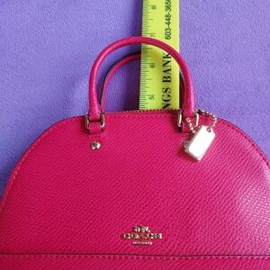 Pink coach bag